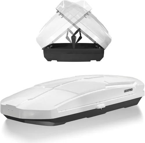 Vista 13 de Portaequipajes de Techo de Carcasa Rígida Grande con Cerradura de Llave 56" L x 30" A x 13.7" Al, 13 Pies Cúbicos, Impermeable de Servicio Pesado