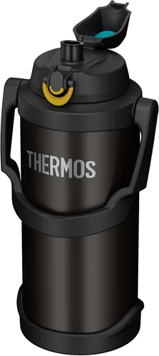 Vista 2 de Thermos FJQ-3000 BK - Jarra deportiva aislada al vacío, 1.9 gal (3 L) Negro