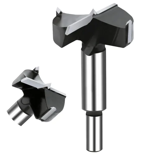 Vista 8 de Broca Forstner de carburo de 1/4 pulgada, broca Forstner con punta de carburo de 6 mm para madera dura, juego de sierras de perforación para madera