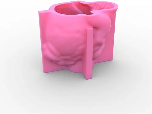 Vista 6 de Grainrain Molde de vela de silicona 3D con diseño de cráneo y rosa, molde de vela pilar decorado, moldes de silicona hechos a mano para hacer velas