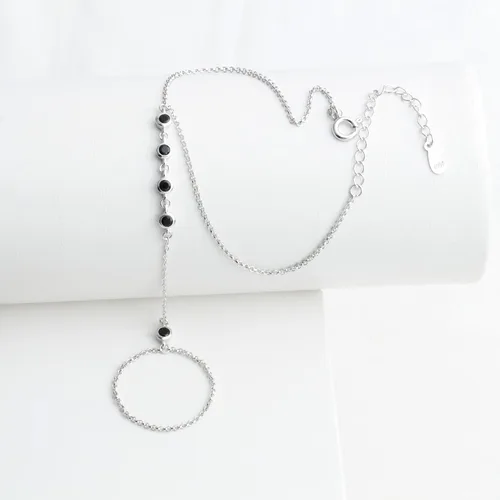 Vista 51 de Pulsera de plata de ley 925 para mujer, pulsera de mano para mujer, pulseras esclavas de 7 a 9 pulgadas ajustable