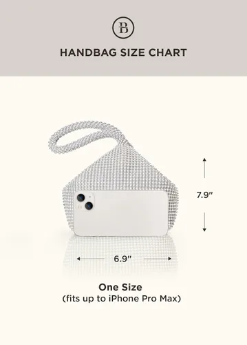 Vista 6 de BABEYOND Bolso de noche con cuentas para mujer, estilo vintage, elegante, triangular, para fiesta de los años 20, baile de graduación, boda
