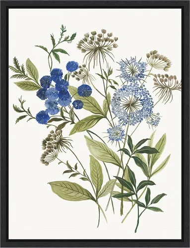 Vista 8 de Amanti Art Lienzo enmarcado para pared, 24 x 18 pulgadas, Botana I de Asia Jensen, lienzo enmarcado para pared, obras de arte de flores, decoración