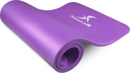 Vista 14 de ProsourceFit Extra Thick Yoga and Pilates Mat 1/2” (13mm) or 1" (25mm), 71-inch Long High Density Exercise Mat with Comfort Foam and Carrying Strap