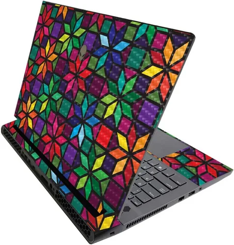 Vista 327 de MightySkins - Skin brillante con purpurina para Alienware M17 R3 (2020) y M17 R4 (2021) - Diversión de los años 90 Acabado duradero con purpurina