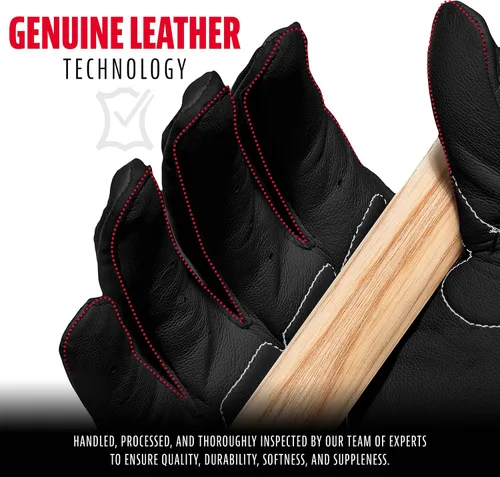 Vista 3 de Franklin Sports MLB - Guantes de bateo Shok-Sorb X para béisbol y sóftbol - Guantes de bateo acolchados sin picazón para adultos y jóvenes - Varias