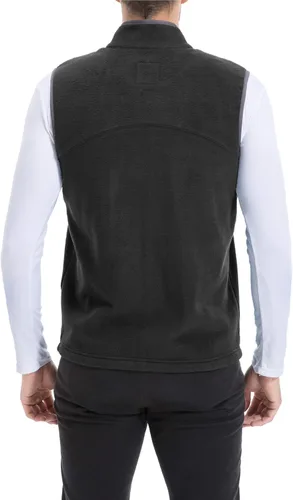Vista 2 de TRAILSIDE SUPPLY CO. Chaleco de forro polar con cremallera completa para hombre