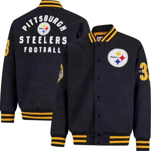 Vista 35 de Ultra Game Men's NFL Official Classic Varsity Coaches Jacket Coat