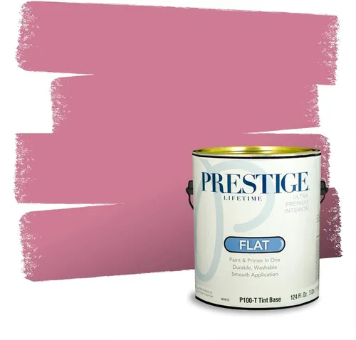 Vista 528 de Prestige Paints Pintura exterior e imprimación en uno, 1 galón, plano, coincidencia comparable de Valspar* Amber Rose*