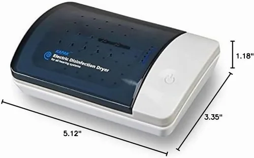 Vista 8 de Kapak Ultra Violet C limpio audífono secador y deshumidificador caja seca automática