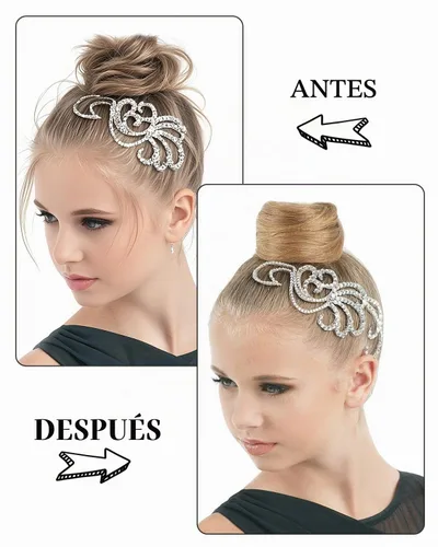 Vista 3 de AnWoor - 4 cepillos de borde para el cabello, barra de cera para el cabello, cepillo de pelo liso para alisar el cabello del bebé, peines de cola