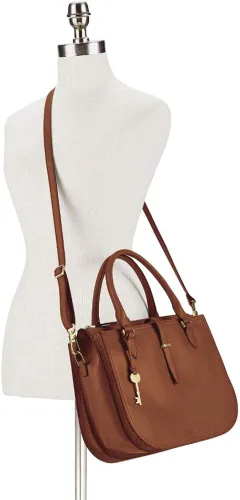 Vista 7 de Fossil Bolsa de cuero Ryder tipo bolso de mano para mujer.
