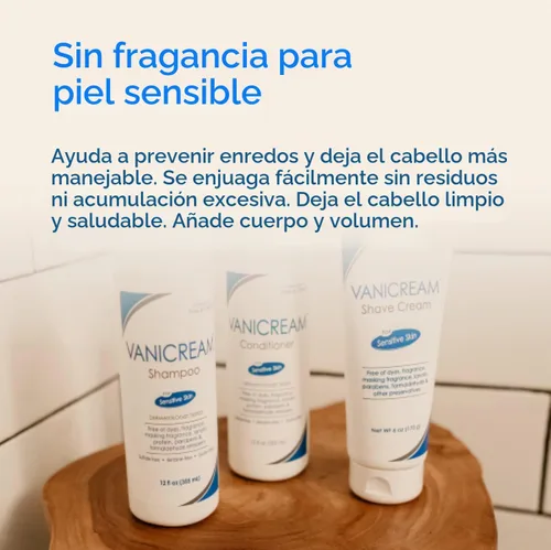Vista 3 de Vanicream Champú para el cabello (12 onzas), acondicionador (12 onzas) y gel de peinado (7 onzas)