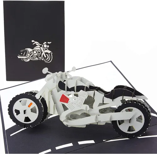 Vista 13 de PopLife Tarjeta desplegable 3D de ATV Quad Bike – Cumpleaños, Día del Padre, graduación, aniversario, jubilación, felicitaciones – Tarjeta