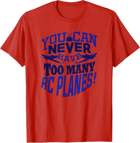 Vista 55 de RC Plane You Can Never Have Too Many RC Aviones Hobby Lover - Camiseta, gris, S