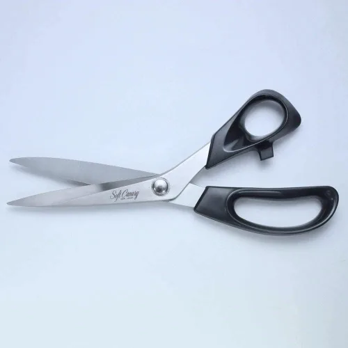 Vista 3 de CANARY Tijeras de costura japonesas de 8.25 pulgadas, hechas en Japón, tijeras de sastre para el hogar, para tela, tela, costura, hoja de acero