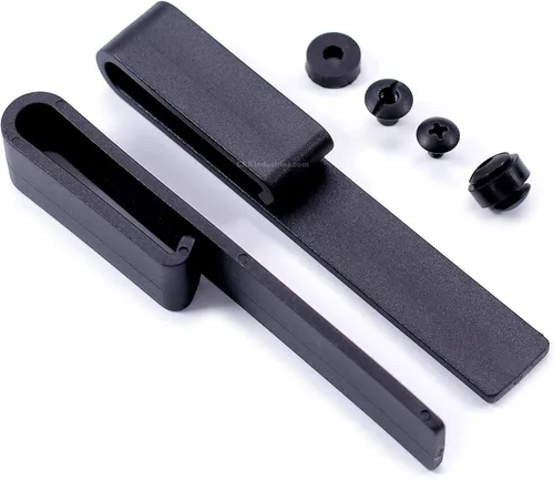 Vista 3 de Clips para cinturón de funda estilo gota (con accesorios de montaje) - (diseño de Estados Unidos) - (paquete de 2) - para hacer fundas y pasatiempos