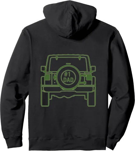 Vista 3 de Sudadera con capucha Jeep Dad