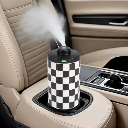 Vista 6 de Difusor sin agua para aceites esenciales, nebulizador a batería, mini máquina portátil de aire de aroma silencioso con 3 ajustes de niebla