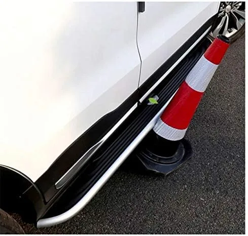 Vista 7 de 2 piezas de pedal fijo para puerta lateral, protector de barra Nerf para Nissan X-Trail Rogue 2014-2020