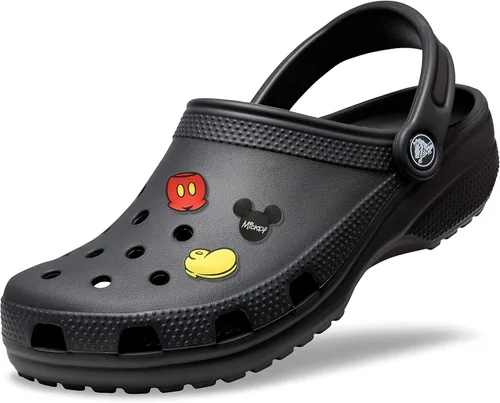 Vista 6 de Crocs Zuecos clásicos para hombre y mujer con dijes Jibbitz Character 3 paquetes