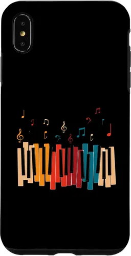 Vista 11 de iPhone 11 Pro Notas de Música Teclado Colorido Piano Case