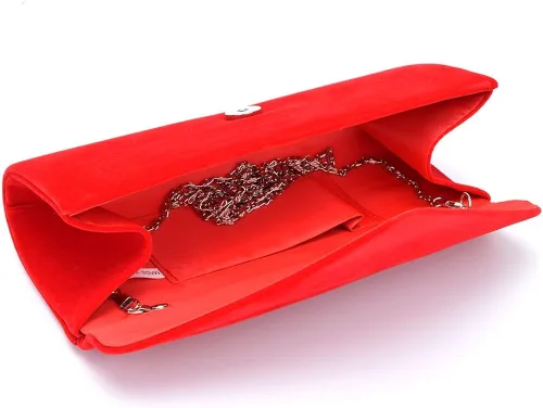 Vista 6 de U-Story Bolso de mano de terciopelo para mujer, para boda, fiesta, de noche