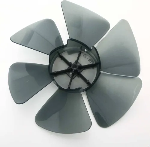Vista 2 de Reemplazo de la hoja del ventilador de plástico para ventilador de pie ventilador de mesa accesorios generales con cubierta de tuerca negro A 10