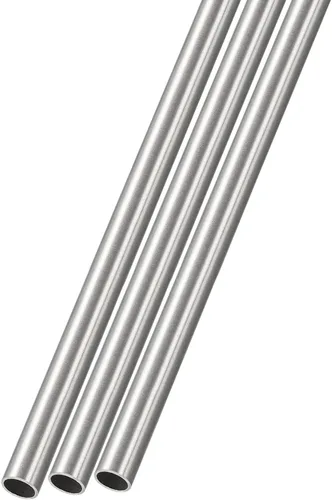 Vista 20 de METALLIXITY Tubo de acero inoxidable 304 (0.079 in de diámetro x 0.006 in de pared T x 9.843 in de largo), 3 piezas, tubo recto - para muebles