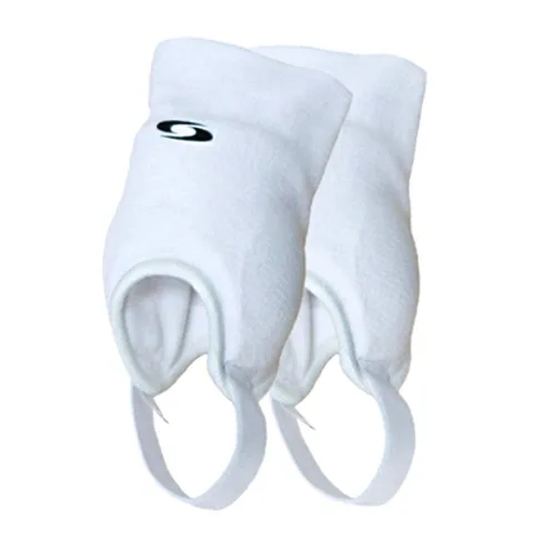 Vista 6 de Ankle guards 1 par de protectores de doble cara para fútbol fútbol (color blanco)