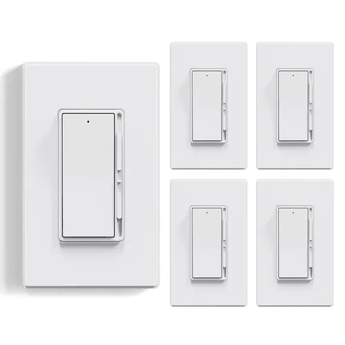 Vista 13 de ELEGRP Interruptor digital de atenuación de luz para luces LED / CFL regulables de 300 W e incandescente/halógeno de 600 W, interruptor de luz LED