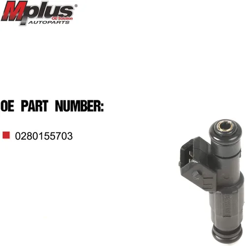 Vista 2 de MPLUS 0280155703 4 inyectores de combustible Repalce 90-91 para BMW M3 2.3L / 97-98 para Jeep Cherokee / 91-92 para Jeep Comanche / 87-98 para Jeep