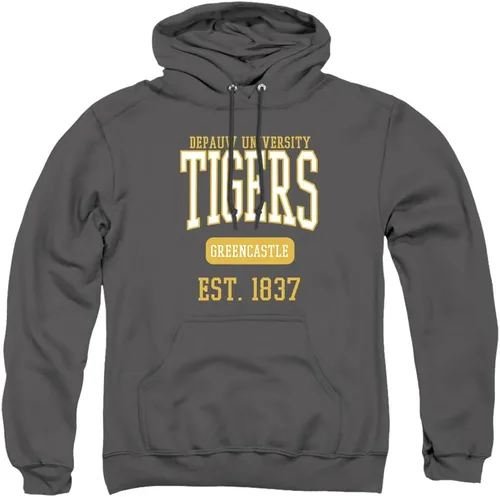 Vista 305 de LOGOVISION Colección de sudaderas con capucha unisex con diseño oficial de Collegiate Est. Date para hombres y mujeres