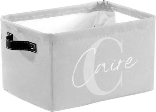 Vista 58 de Cesta de regalo personalizada con nombre, caja de juguetes de almacenamiento personalizada para niños, organizador de cubos de almacenamiento