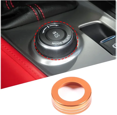 Vista 14 de TINKI Anillo decorativo de ajuste de brillo para instrumento de automóvil, para Chevy C7 Corvette 2014-2019, accesorios interiores