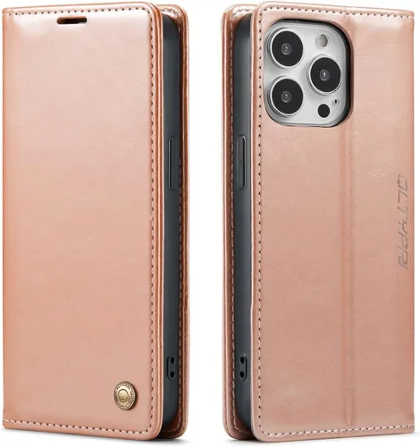 Vista 17 de QLTYPRI Para iPhone Air Case Wallet Con Tarjetero, Vintage PU Cuero Kickstand Cierre Magnético A Prueba De Golpes Folio Libro Funda Para IPhone 17