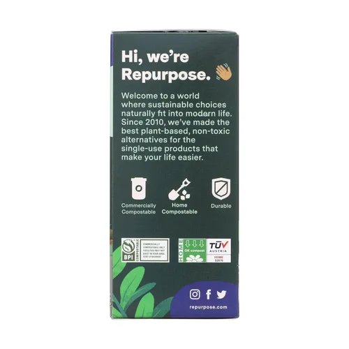 Vista 3 de Bolsas de basura compostables reutilizables de 3 galones, 25 CT