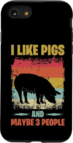 Vista 13 de iPhone 15 Like Pigs And Maybe 3 People Funny Pig Lovers Case