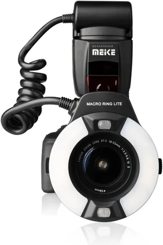 Vista 6 de Meike FC-100 - Luz LED para macro anillo, compatible con cámara réflex digital Canon N Pentax Olympus Olympus con anillos adaptadores