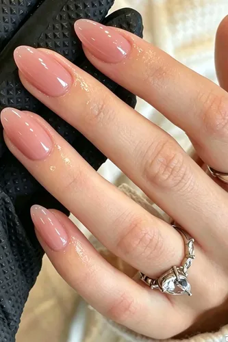 Vista 13 de AzureBeauty - Uñas cortas a presión con forma de almendra, color azul Marrón Amarillo Púrpura