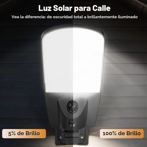 Vista 4 de Adewalk Luces solares para exteriores, luces de calle impermeables