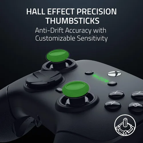 Vista 8 de Razer Wolverine V3 Pro Wireless Gaming Controller Licensed for Xbox Series XS, Xbox One, Windows PC - 6 Remappable Buttons - Fast Triggers