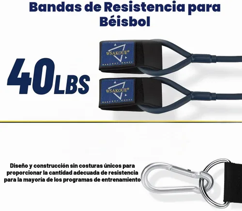 Vista 2 de Baseball Band Resistance Band for Pitchers, Arm Trainer for Throwing Training Azul