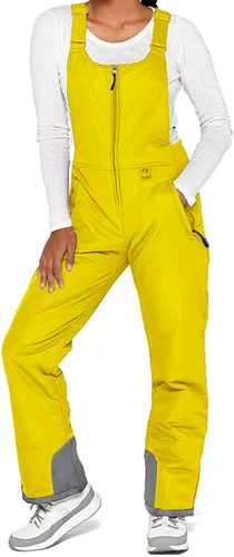 Vista 8 de Baberos de nieve para mujer, impermeables, aislados, para esquí, snowboard, invierno, cálidos, overoles, trajes de nieve Ripstop