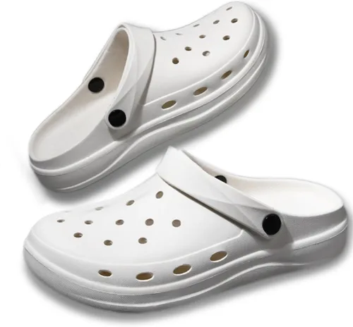 Vista 9 de Zuecos de jardín para mujer y hombre, con suela gruesa, unisex, ligeros, de secado rápido, cómodos, sin cordones, zapatos de agua, sandalias