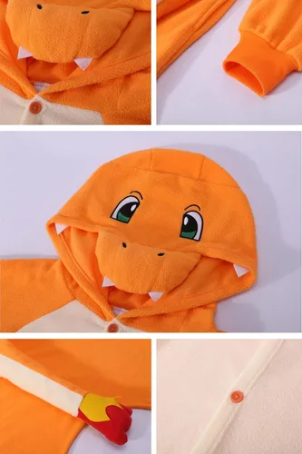 Vista 2 de SWEETXIN Kids Animal Onesie Pajamas Halloween Christmas Suit Cosplay Jumpsuit Costume