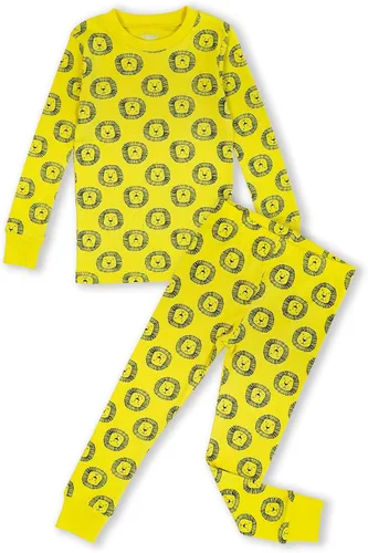 Vista 3 de Conjunto de pijama de algodón de 4 piezas para niños pequeños y niños
