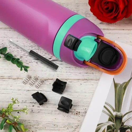 Vista 7 de PEUTIER 4 botones de repuesto compatibles con Owala FreeSip de 24 onzas, 32 onzas, tapa de botella de agua sin BPA, piezas de repuesto para Owala