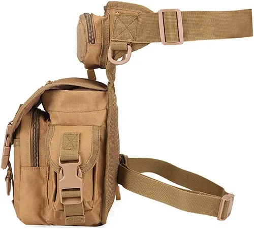 Vista 5 de Bolsa táctica multiusos para piernas/plataforma de pierna - bolsa de utilidad de estilo militar - 4