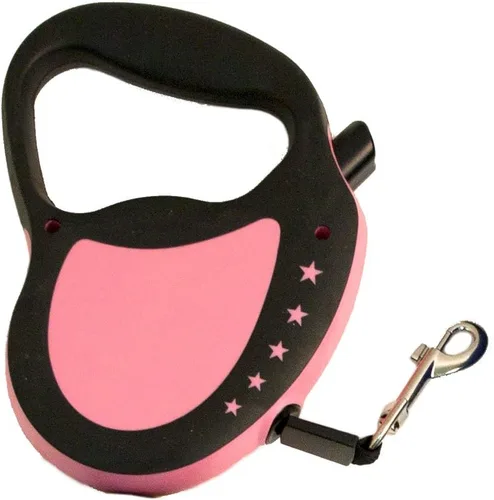 Vista 7 de Hyper Pet Correa retráctil para perro, correa de paseo de 8 pies para perros de hasta 8 libras, extra pequeña, azul